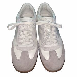 Vince Oasis Leather/Suede Sneaker White Foam/Horchata/Hazelstone Size 9.5 Preppy